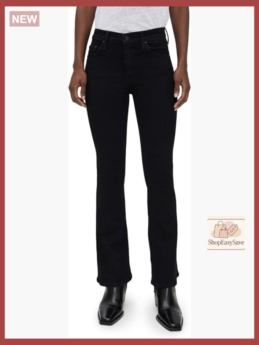 Mid Rise Flare Ankle Jeans Stretch Denim Wide Leg Straight Fit Y2K
